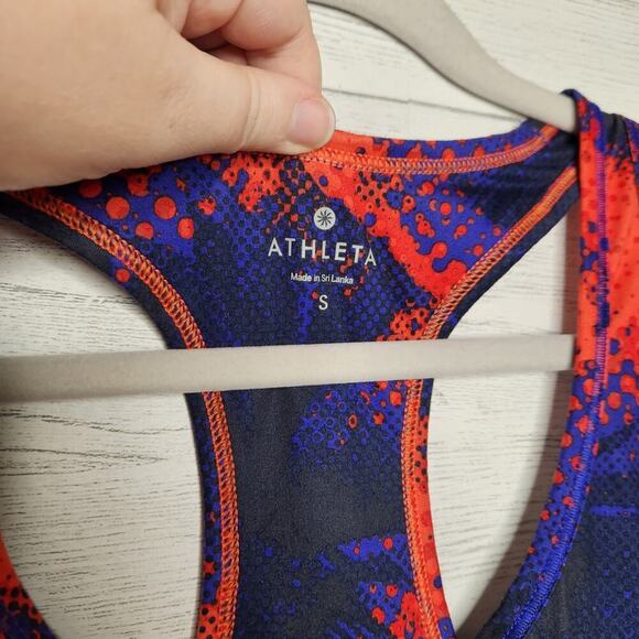 Athleta Red &‎ Blue & Black Cloudlight Women's Tank Size Small - Picture 5 of 10
